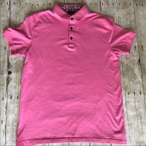 Jared Lang Short Sleeve Men's Pink Polo